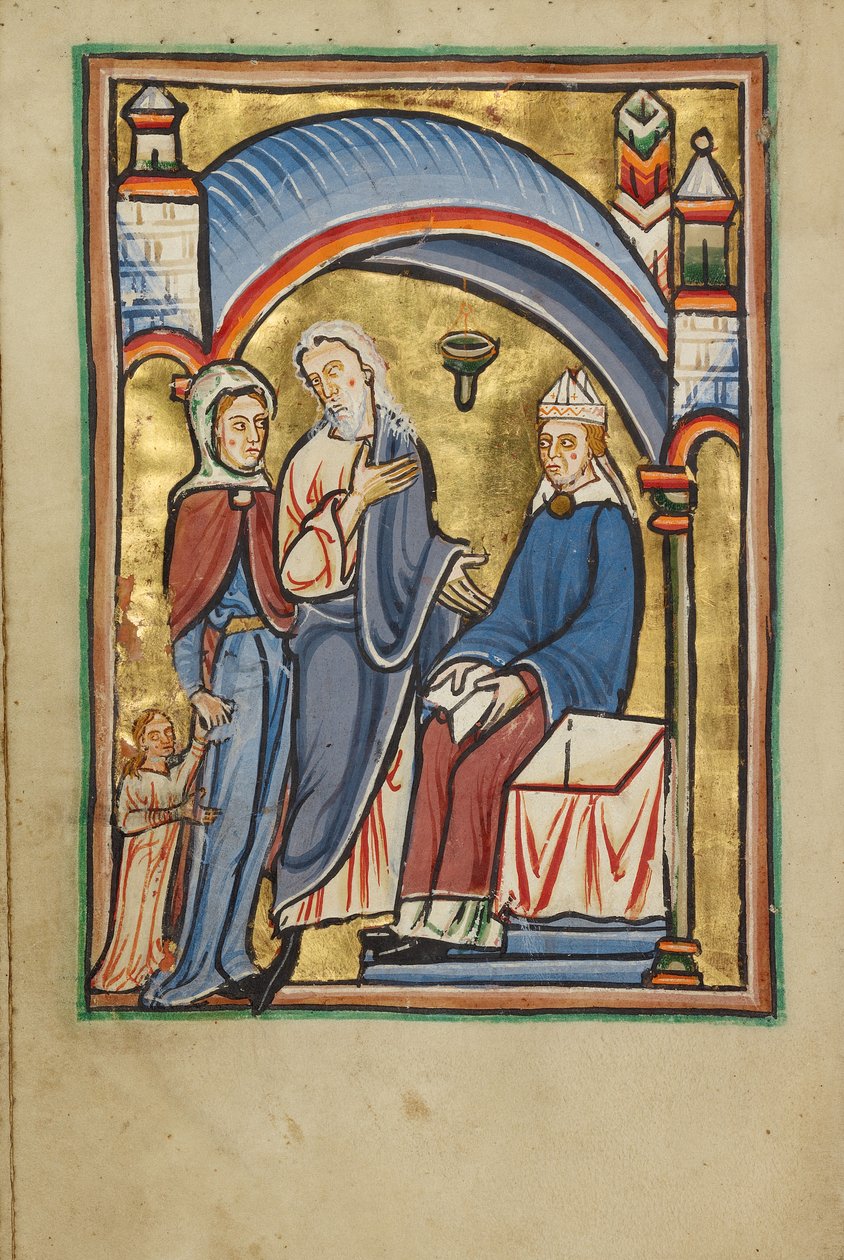 Præsentationen af Jomfru Maria i templet af Unknown artist