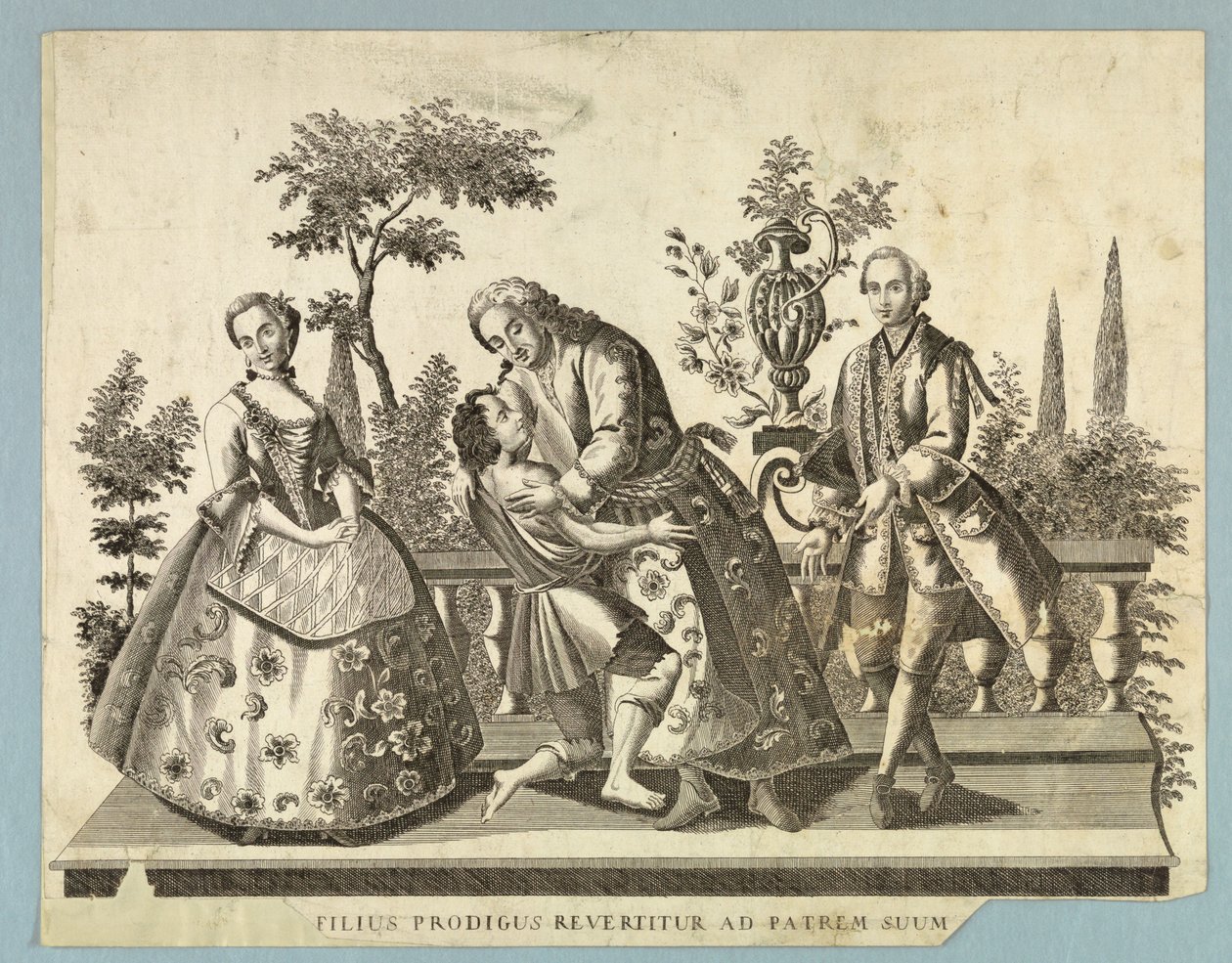 Den fortabte søns tilbagevenden af Unknown artist