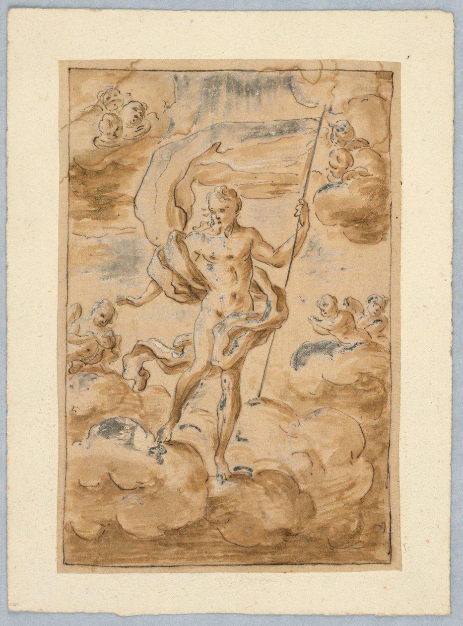 Den opstandne Kristus af Unknown artist