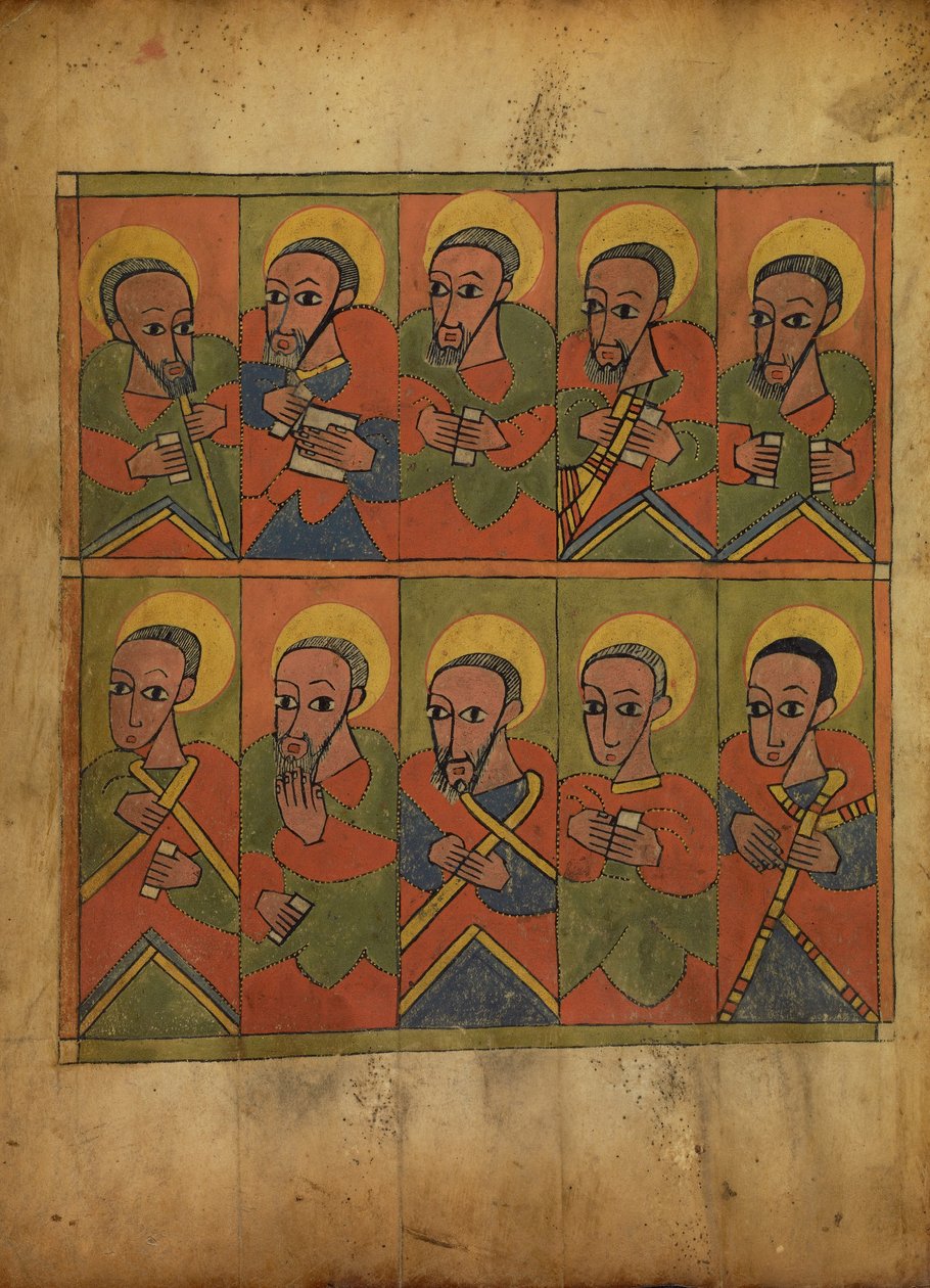 De tooghalvfjerds disciple af Unknown artist