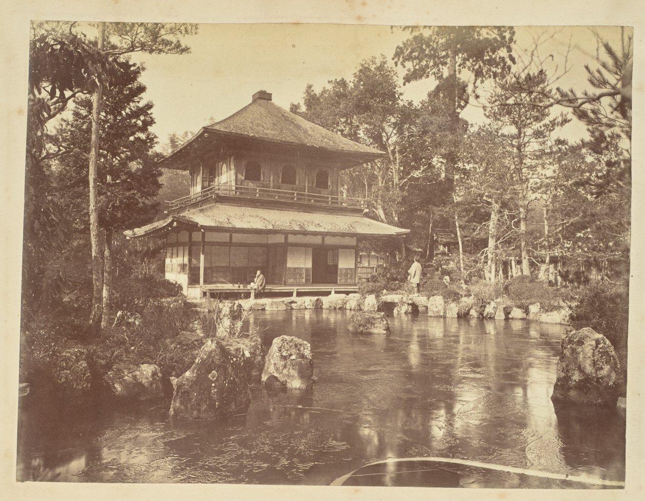 [Sølvpavillonen ved Jion-ji-templet] af Unknown artist