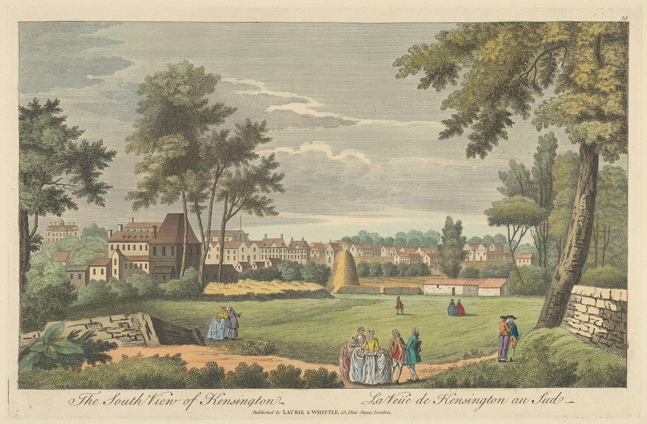 Den sydlige udsigt over Kensington af Unknown artist
