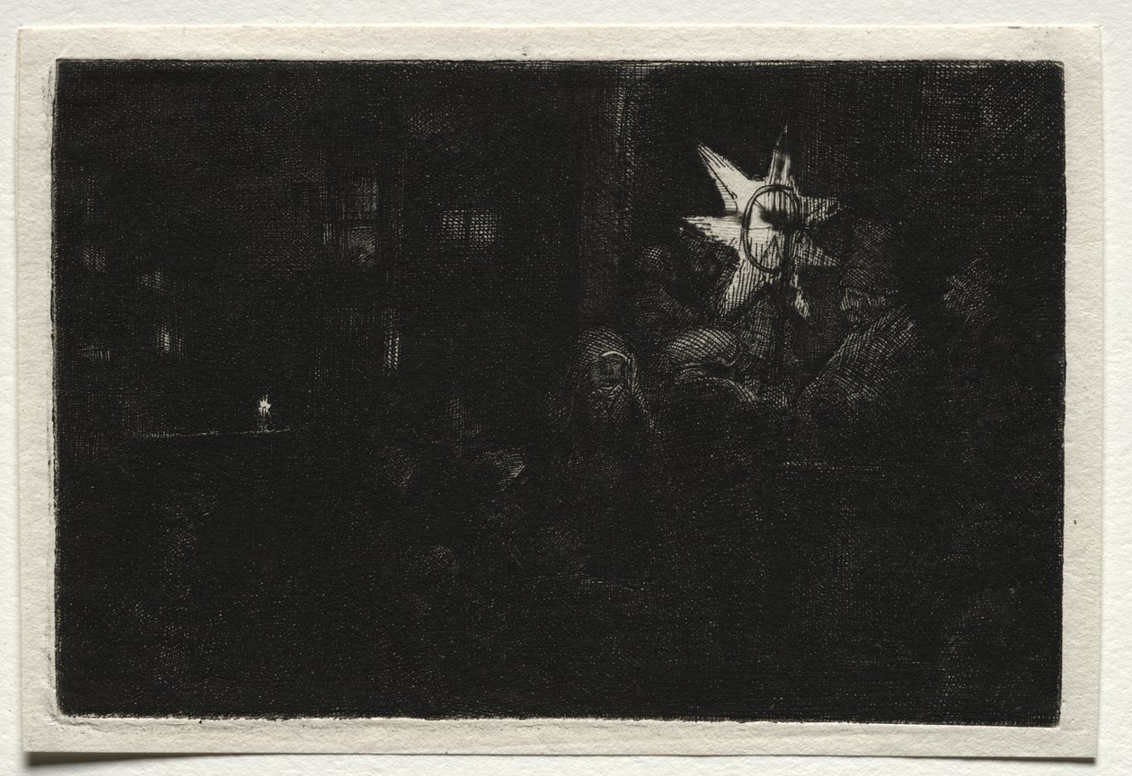 The Star of Kings: A Night Piece af Unknown artist