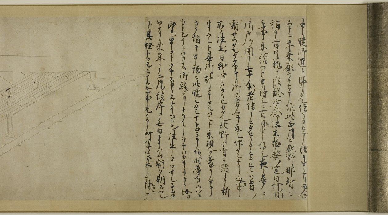 Historien om Sugawara no Michizane (Kitano Tenjin Emaki Dankan) af Unknown artist
