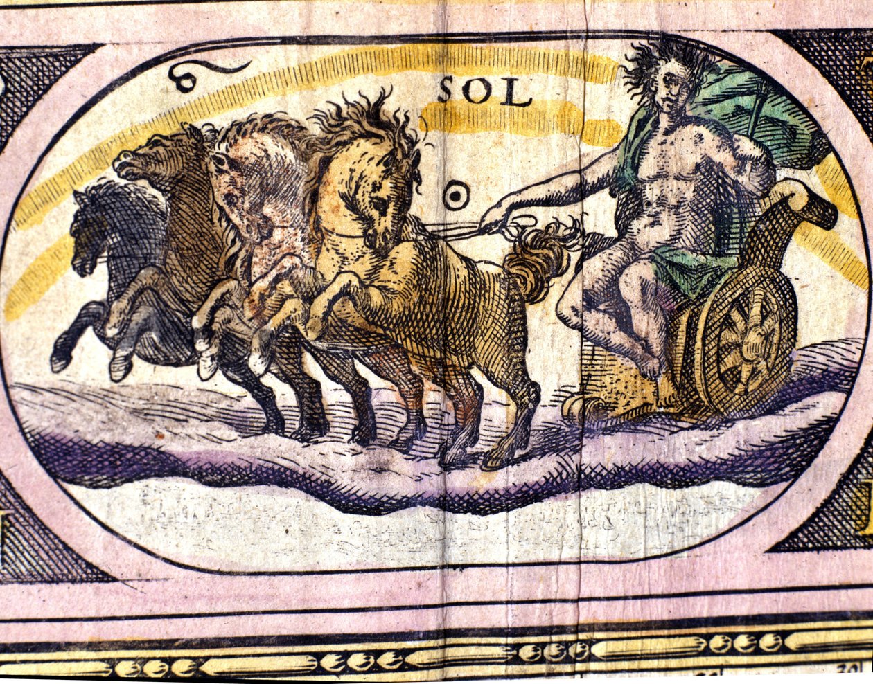 Solen. 1600-tals stik. af Unknown artist