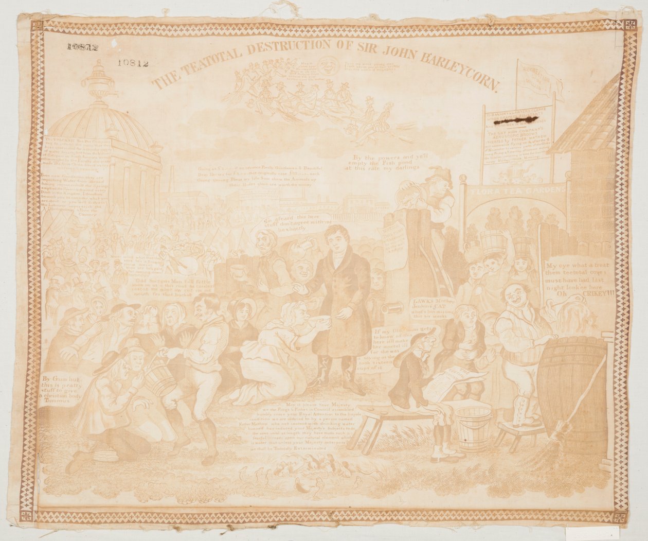 The Teatotal Destruction of Sir John Barleycorn af Unknown artist
