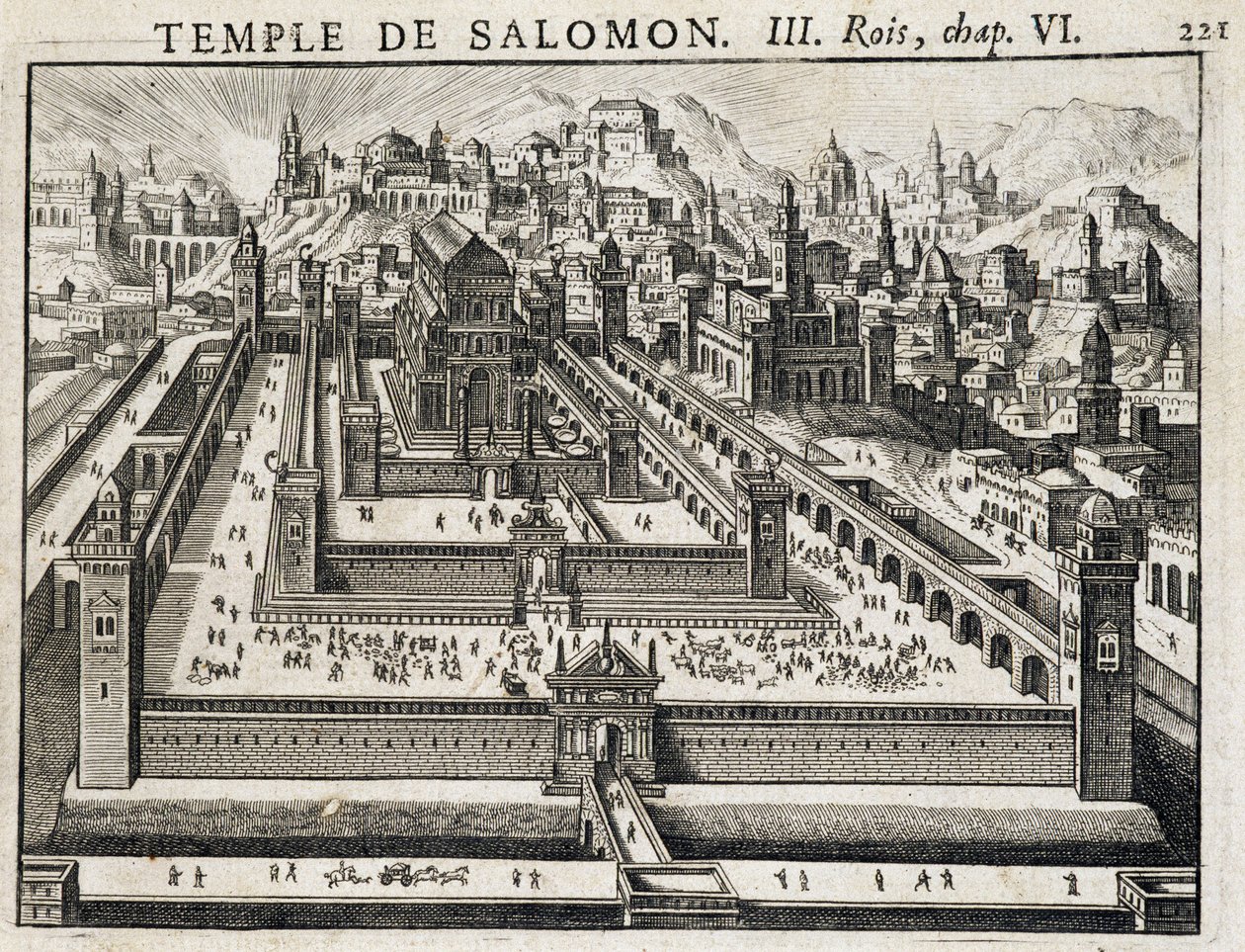 Salomons tempel - Bibelen af Unknown artist