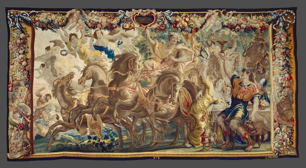 Cæsars triumf fra Historien om Cæsar og Kleopatra af Unknown artist