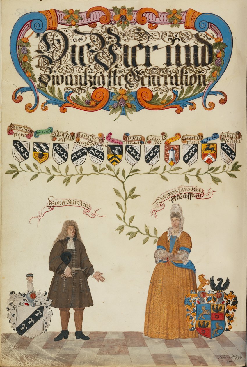 Den fireogtyvende generation, Georg Veit Derrer af Unknown artist