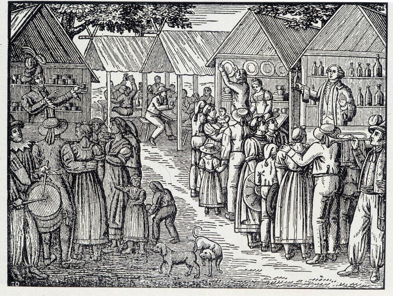 De to charlataner - fra et træstik af Unknown artist