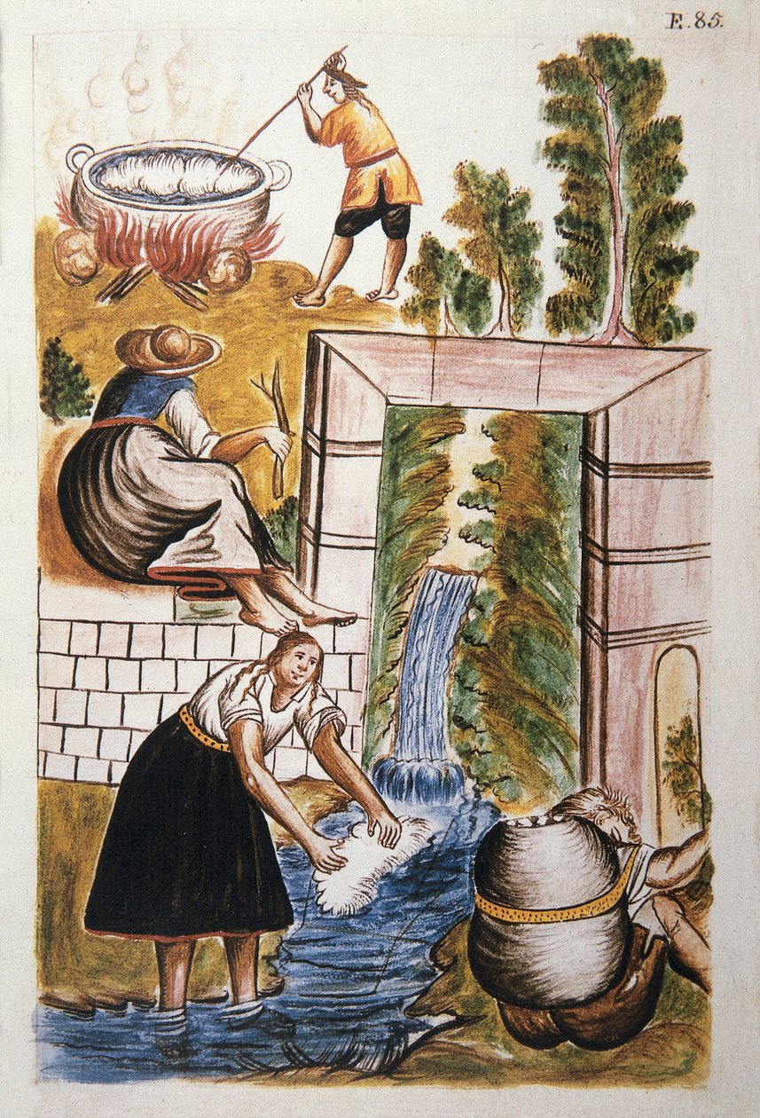 Bogen "Trujillo del Peru" eller "Codex Martinez Companion", af Balthazar Martinez Companion og Bujanda, biskop af Trujillo (1782-1785) af Unknown artist