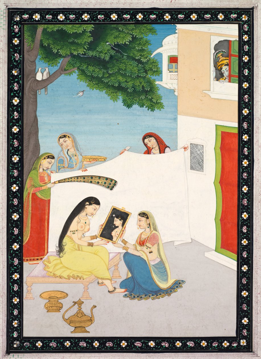 Toilette af Radha af Unknown artist