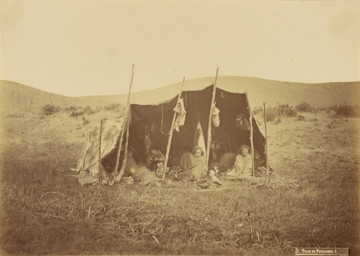 Patagones fortelt. af Unknown artist