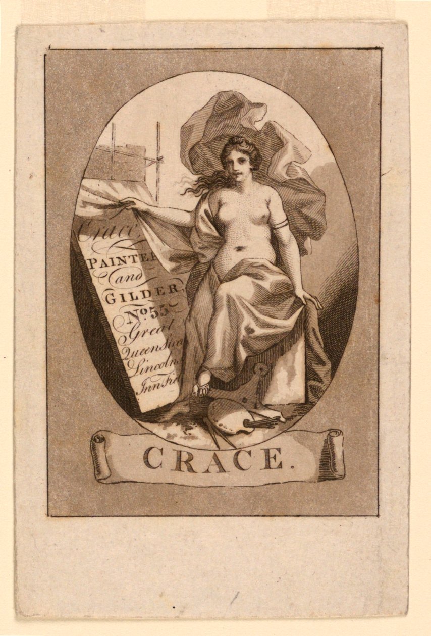 Tradecard, Crace og Son af Unknown artist