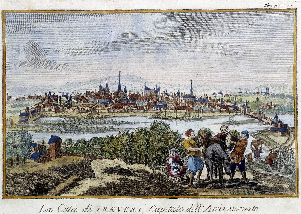 Trier omkring 1790 af Unknown artist