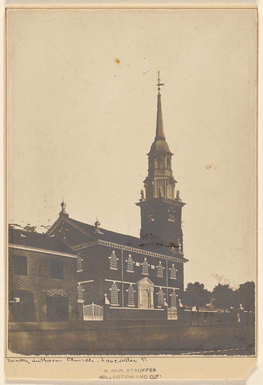 Trinity Lutheran Church. Lancaster P. af Unknown artist