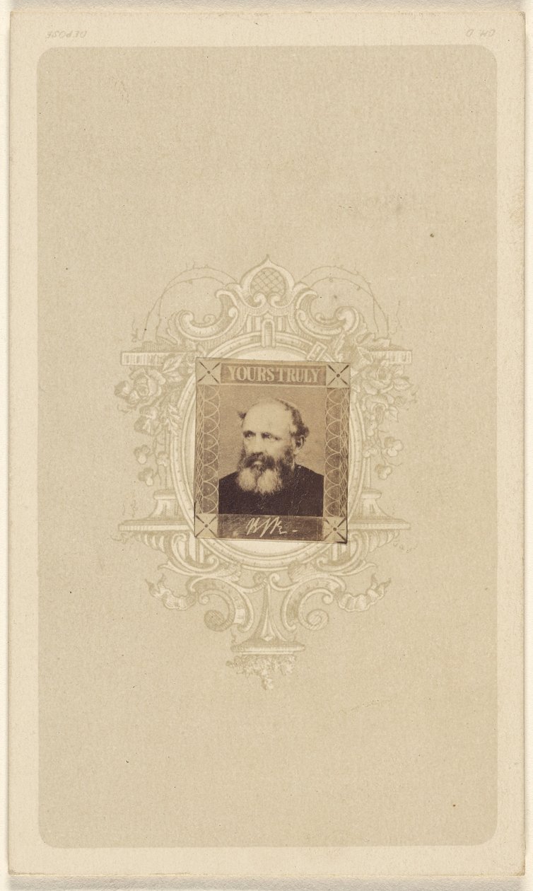 [Uidentificeret skaldet mand med gråt fuldskæg]. af Unknown artist