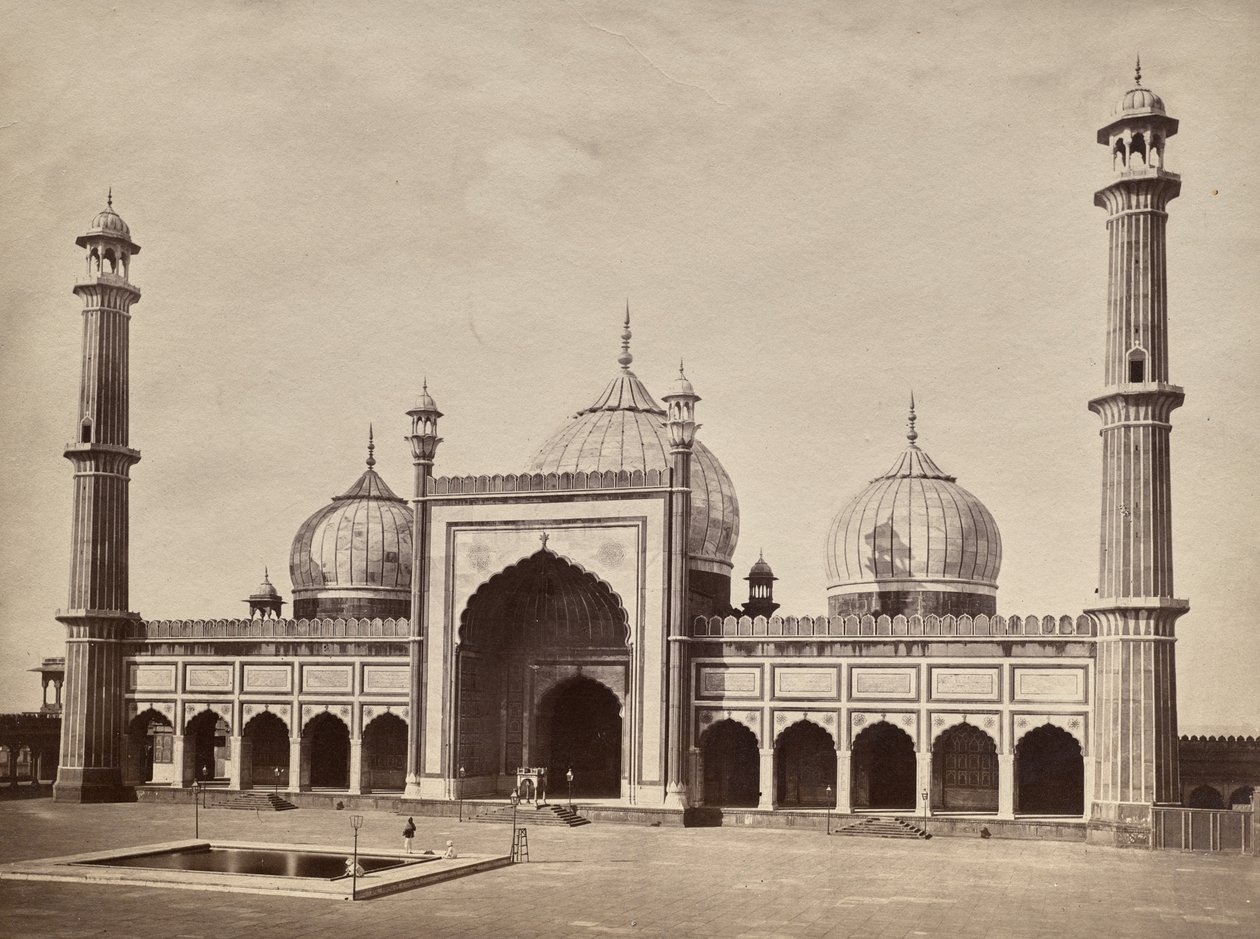 Uden titel (Jama Masjid, Delhi) af Unknown artist