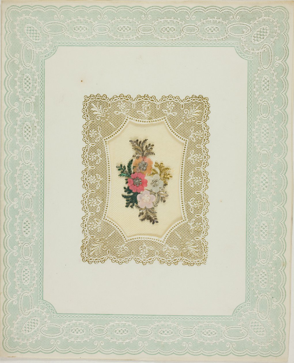 Valentin uden titel (blomster) af Unknown artist