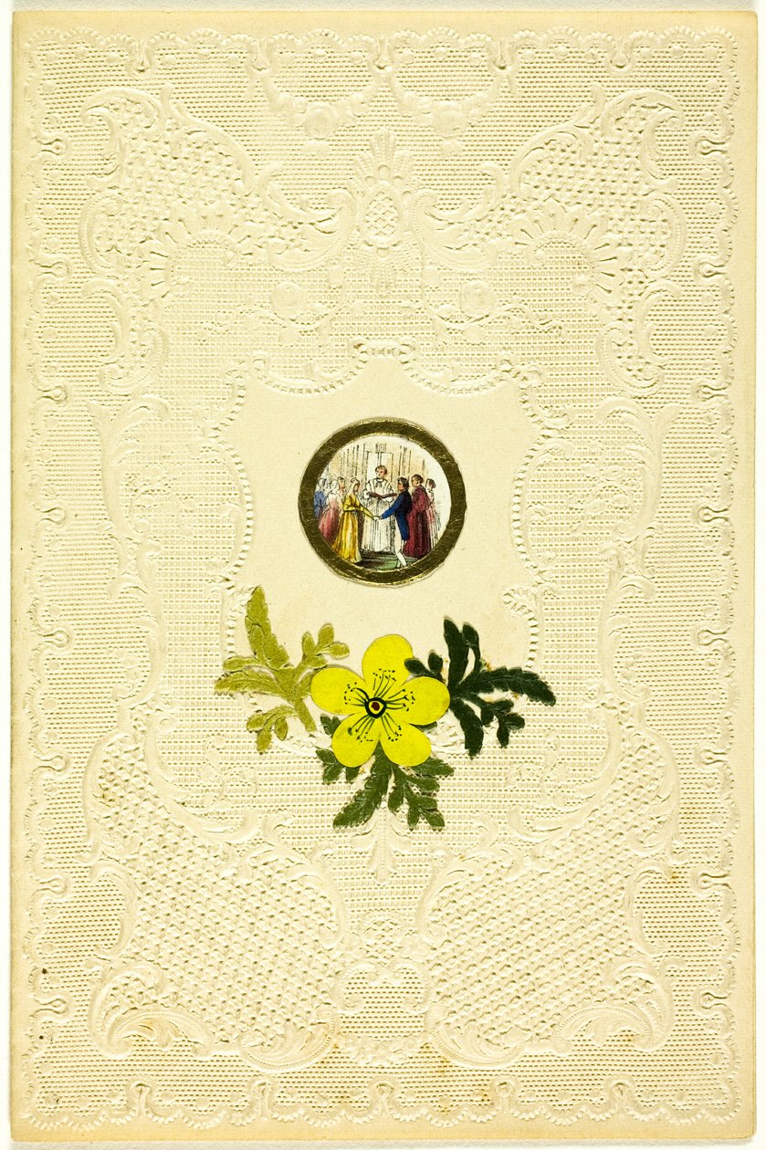 Valentine uden titel (bryllupsscene) af Unknown artist