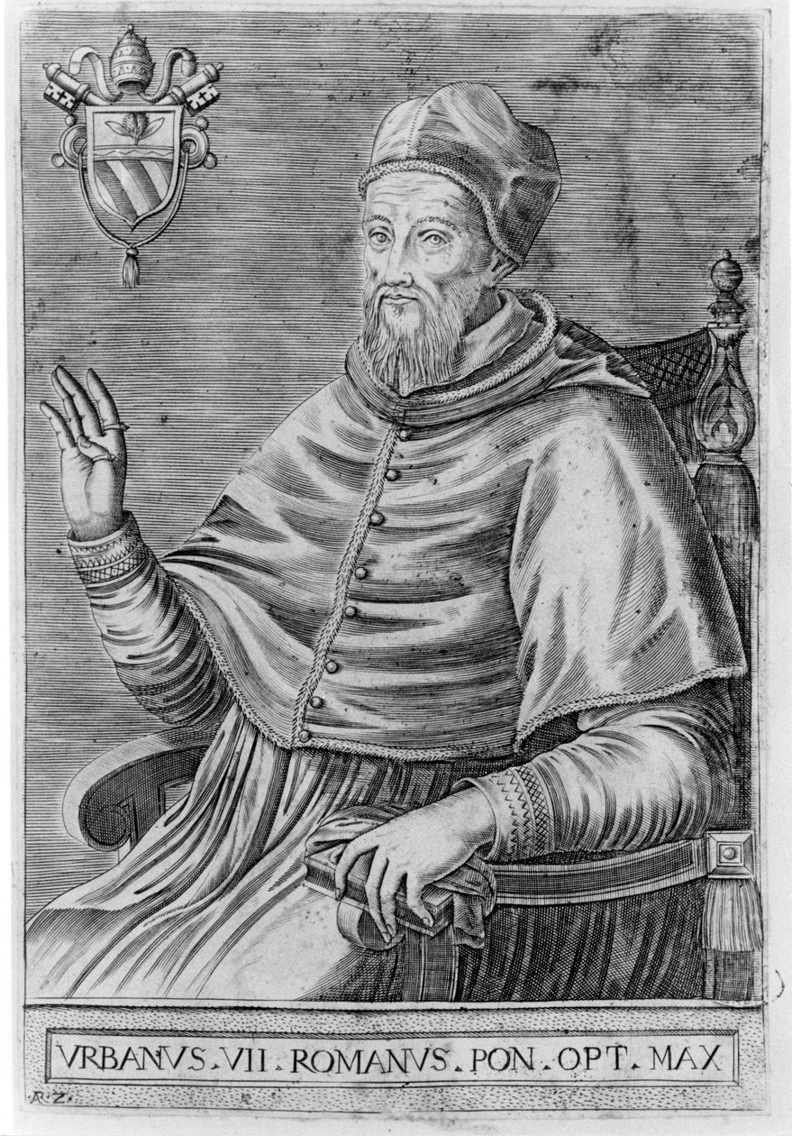 Urban VII (1521 - 1590). af Unknown artist