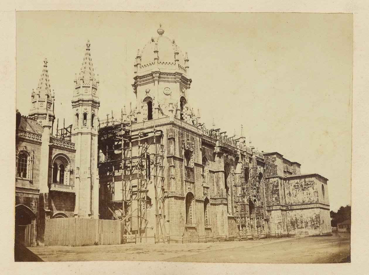 [Udsigt over Jerónimos-klosteret, Belém, Portugal]. af Unknown artist