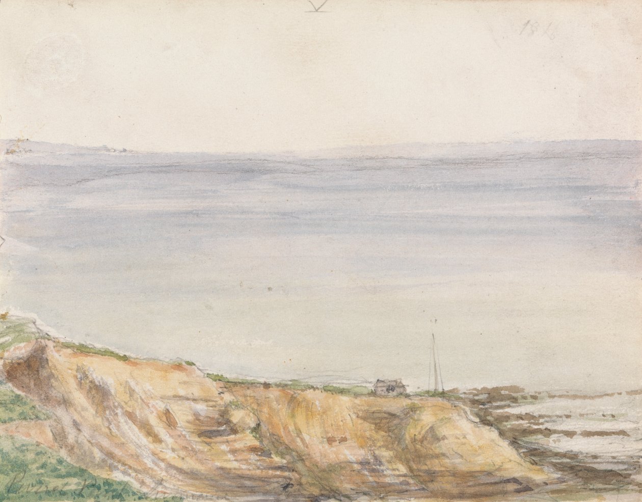 Udsigt over Swanage Bay, Dorset af Unknown artist