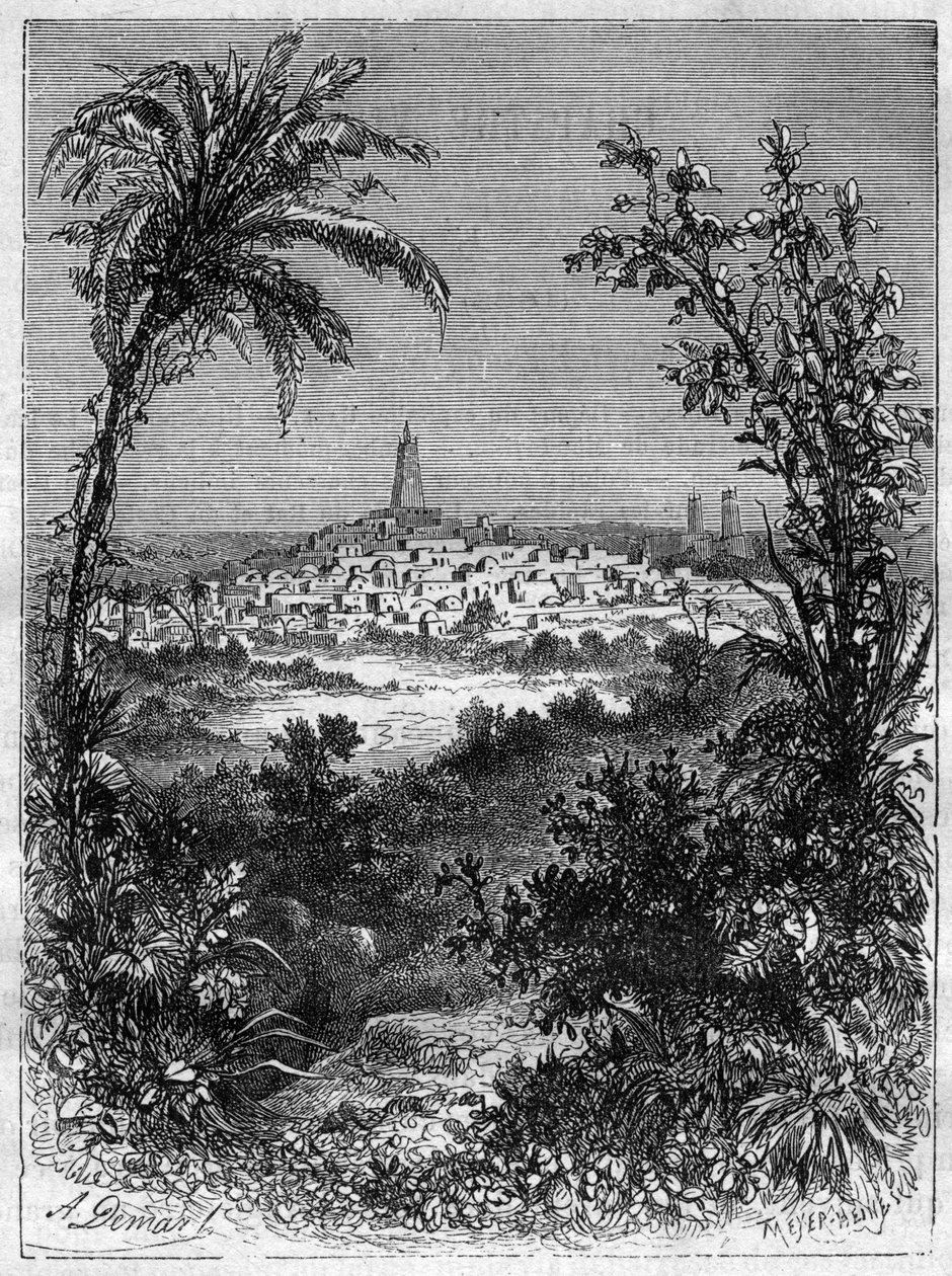 Udsigt over Timbuktu af Unknown artist
