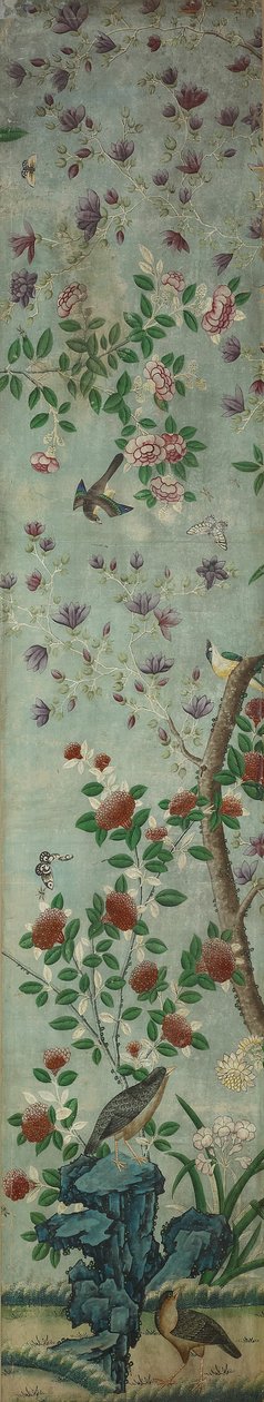 Vægpanel: Fugle og blomster af Unknown artist
