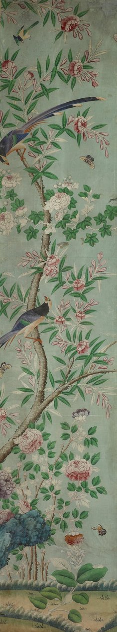 Vægpanel: Fugle og blomster af Unknown artist
