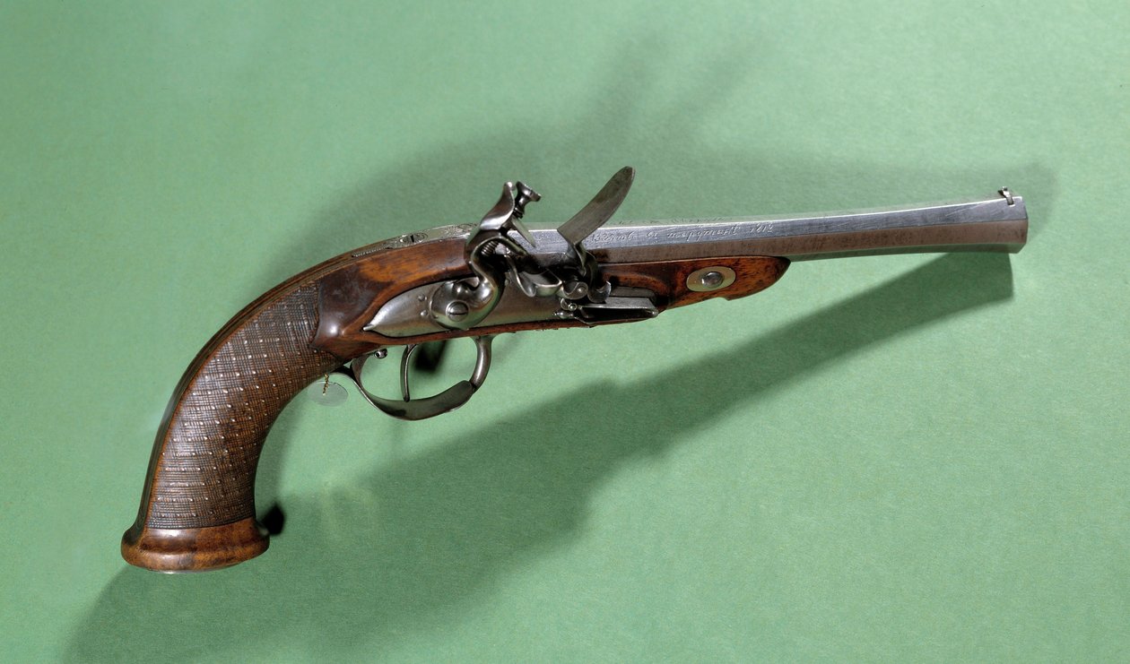 Våben: pistol af Joachim Murat af Unknown artist