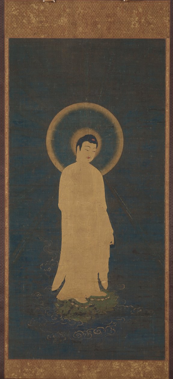 Indbydende afstamning af Amida Buddha af Unknown artist