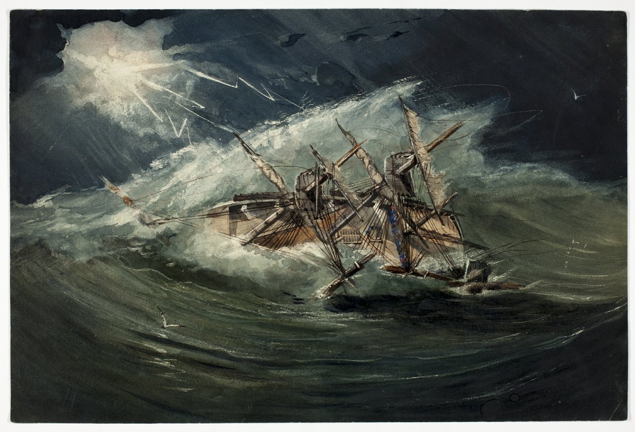 Vestindiens orkan af Unknown artist