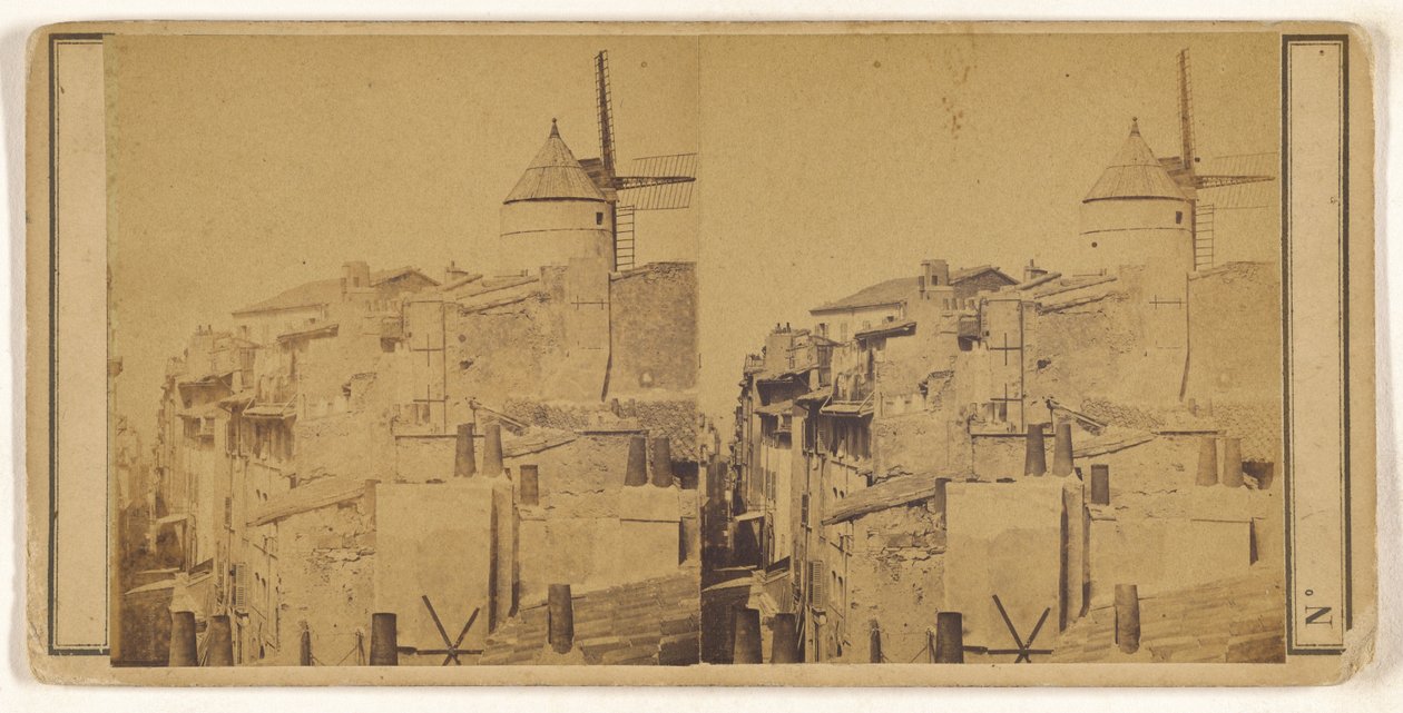 [Vindmølle, Spanien] af Unknown artist