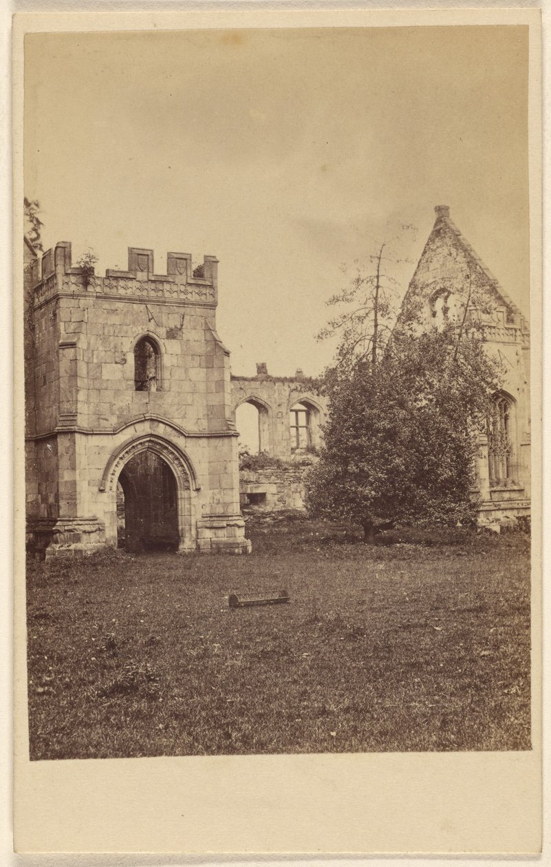 Wingfield Manor Bygget temp. Henry VI. hvor Mary Queen of Scots sad fængslet i 9 år af Unknown artist