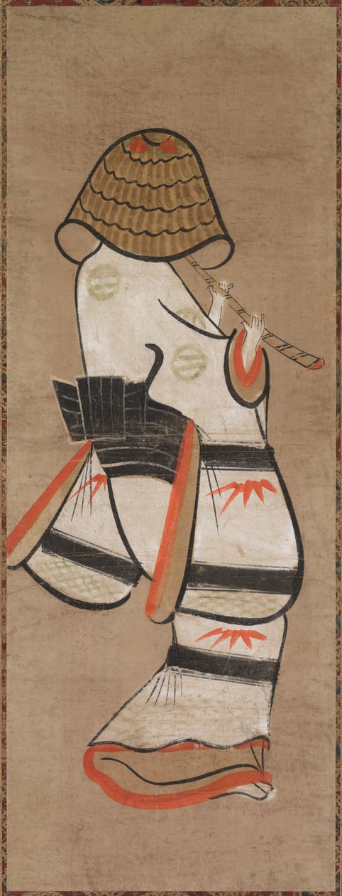 Woman as an Ichinerant Munk: Ona Komuso (Otsue) af Unknown artist