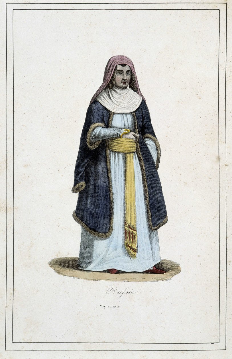 Woman of Russia - i "The different peoples of the earth"" af Fader Paul Jonhanneaud, Librairie des Bons livres af Unknown artist