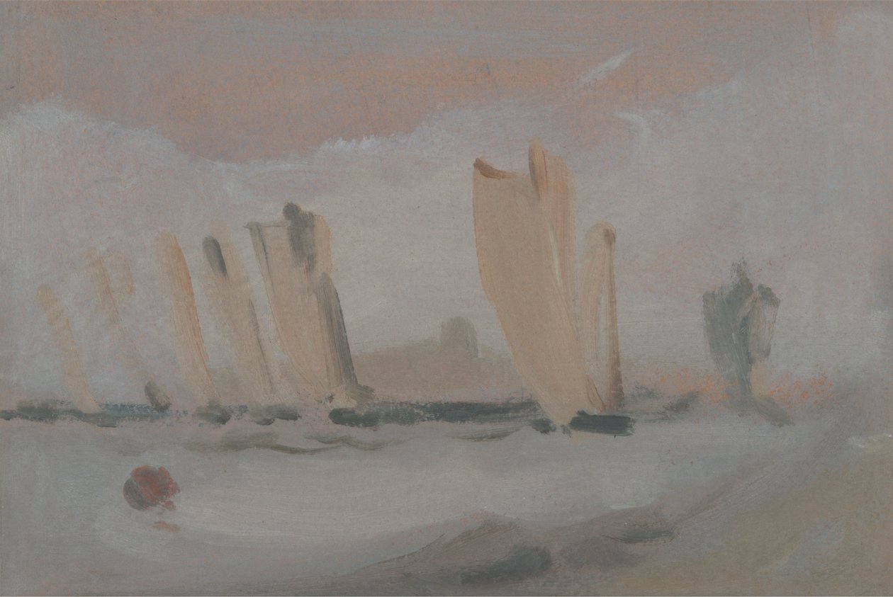 Yacht Racing på Solent af Unknown artist