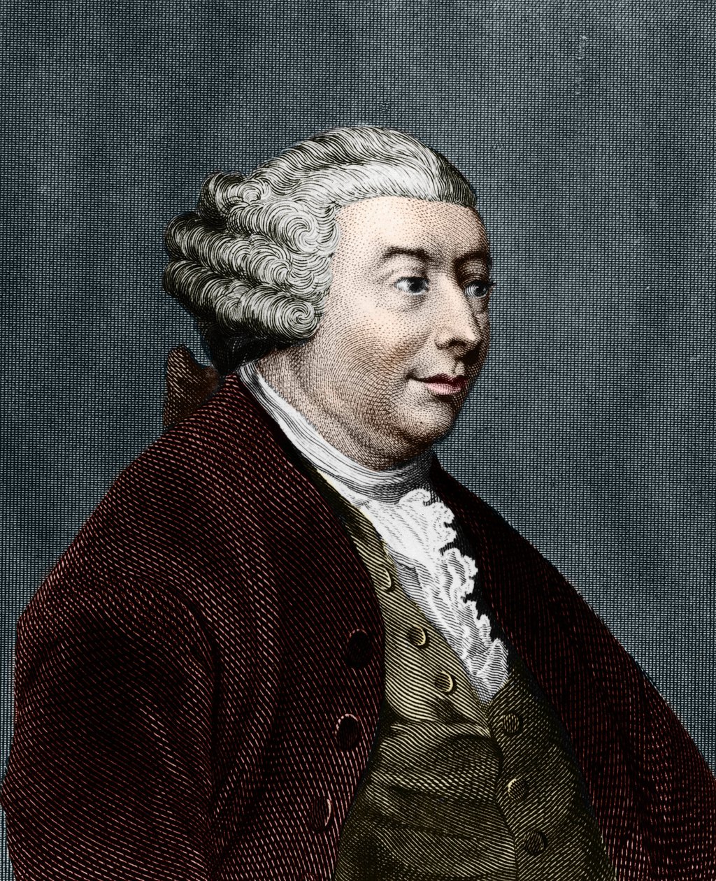 portræt af David Hume. Skotsk filosof (1711 til 1776). af Unknown artist