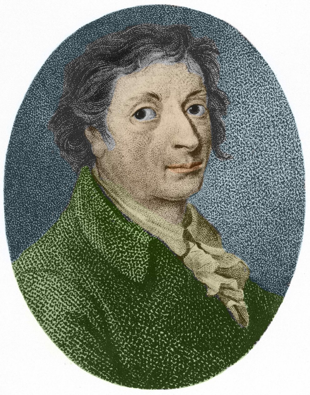 portræt af Franz Karl Achard. Tysk kemiker af fransk oprindelse (1753 til 1821). af Unknown artist