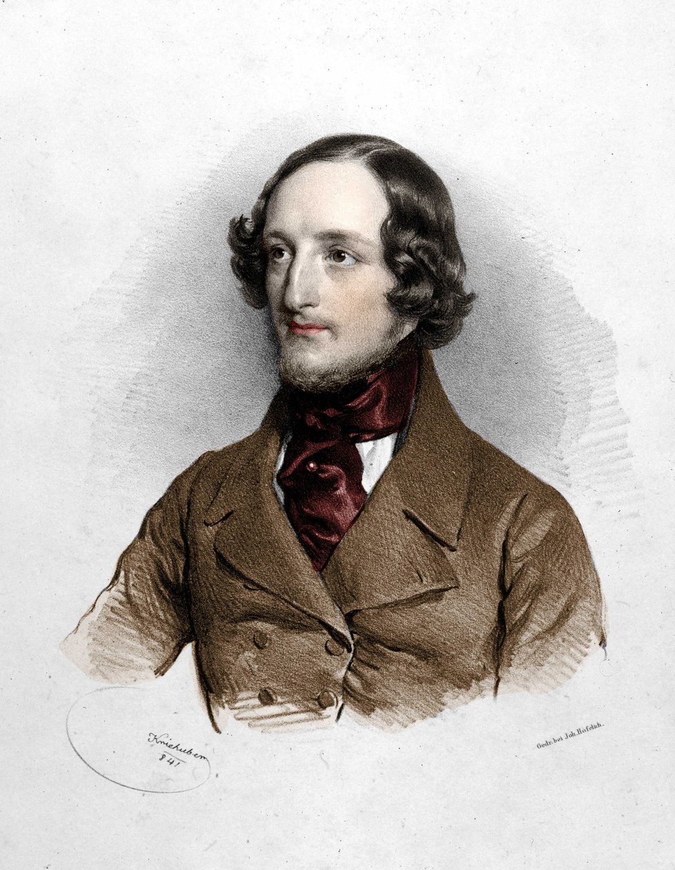 portræt af komponisten Sigismund Thalberg (1812 - 1871). af Unknown artist