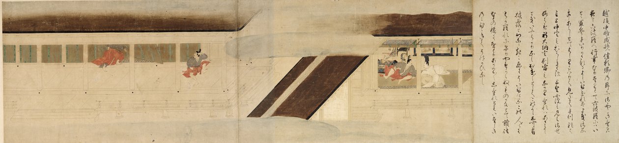 Peacetime Story Picture Scroll (Rokuhara Scroll) af Unknown artist artist