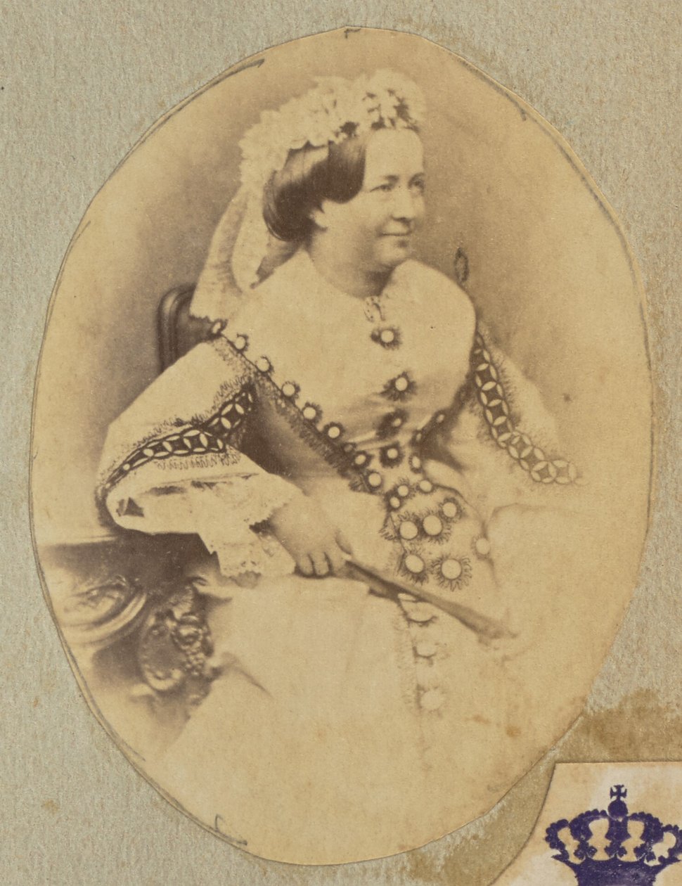 [Dronning Amalia af Grækenland] af Unknown artist/maker