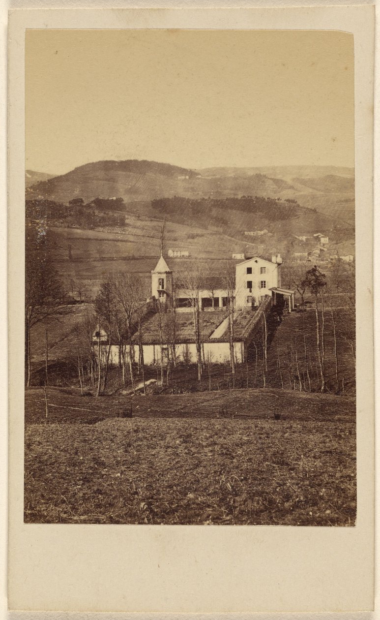 [Uidentificeret villa på landet, Europa] af Unknown artist/maker