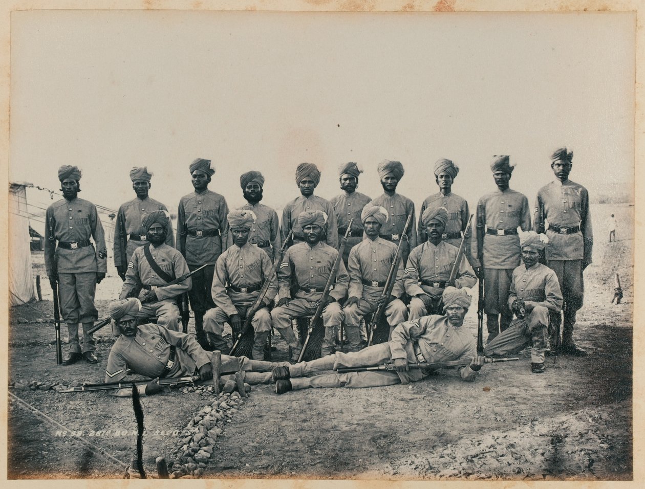 28. Bombay Native Infantry Sepoys af Unknown photographer