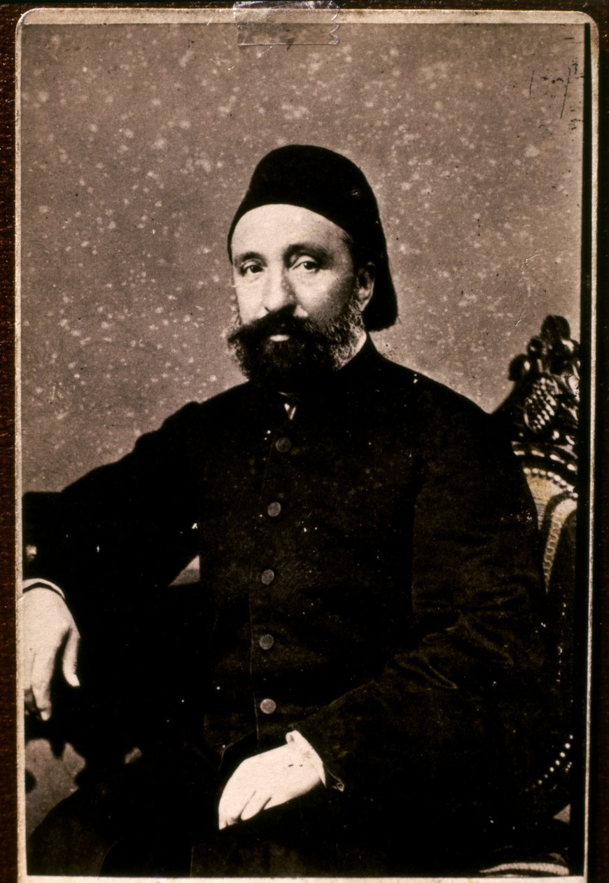 Ahmed Selik MIDHAT Pasha (1822-1863), osmannisk politiker (foto) af Unknown photographer