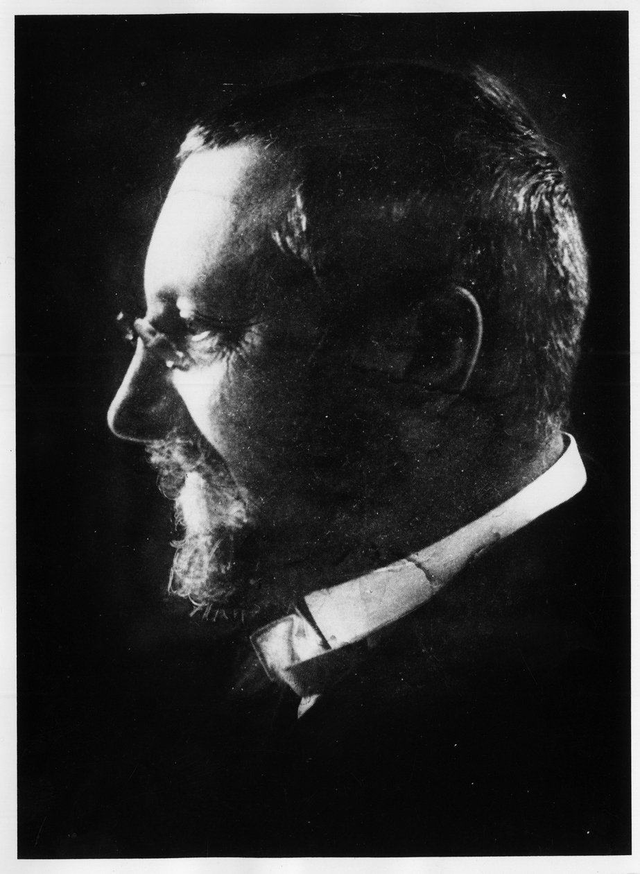 Alfred Binet, fransk fysiolog og psykolog, elev af Charcot (1857-1911). af Unknown photographer