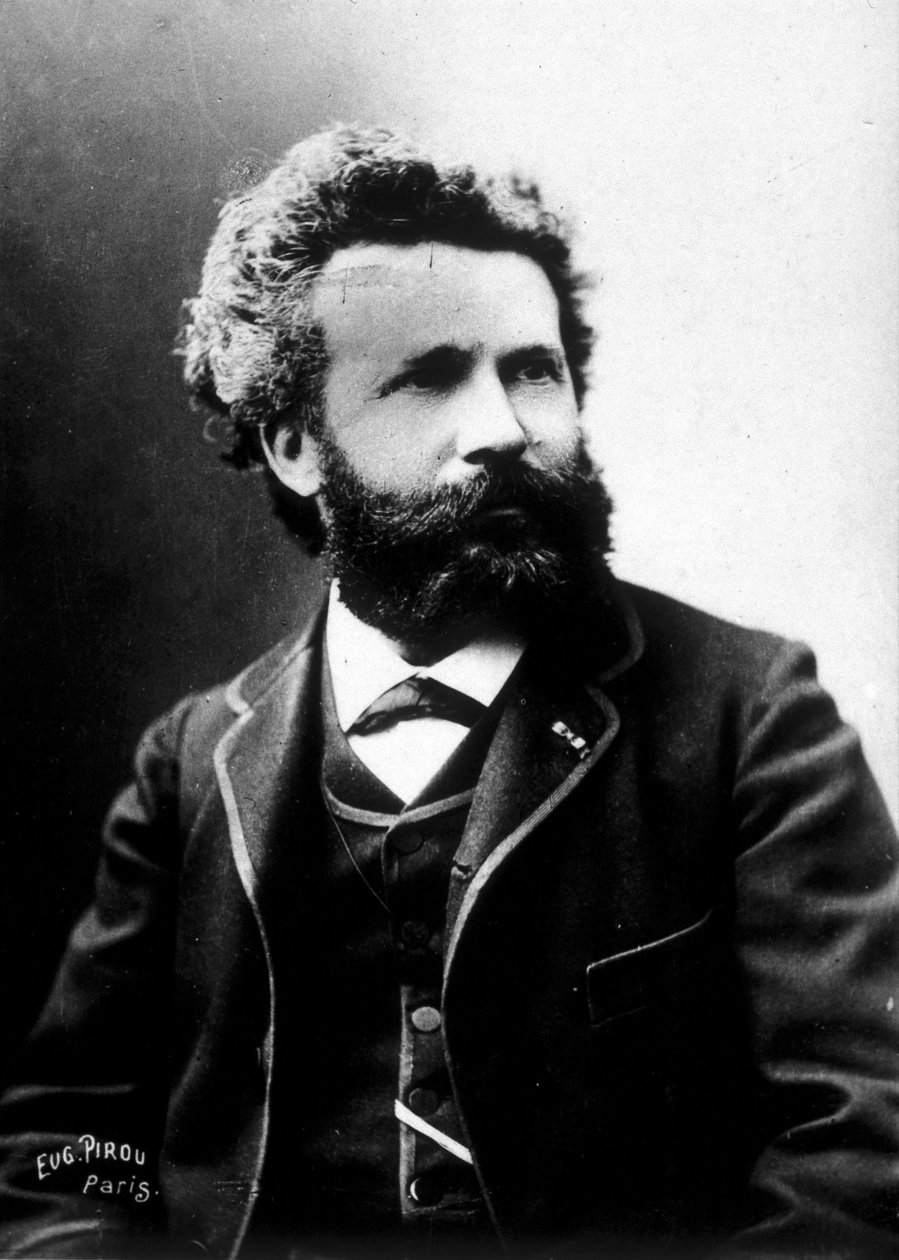 Camille Flammarion, fransk astronom, omkring 1890 af Unknown photographer