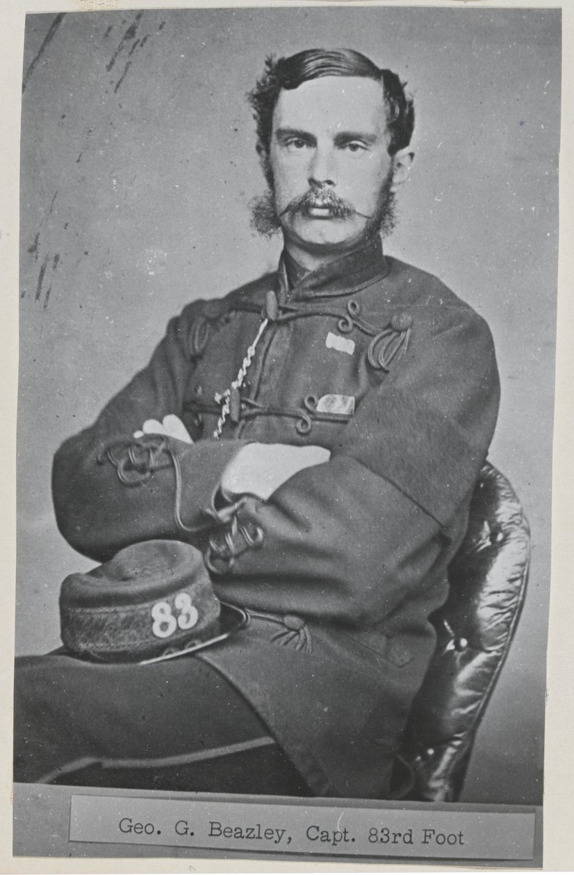 Kaptajn George G Beazley, 83. (County of Dublin) Fodregiment af Unknown photographer