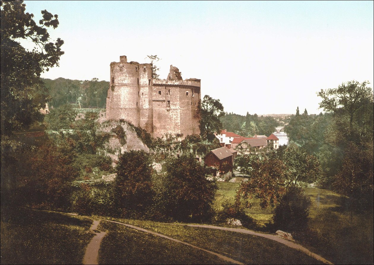 Clisson: slottet - V. 1900 af Unknown photographer